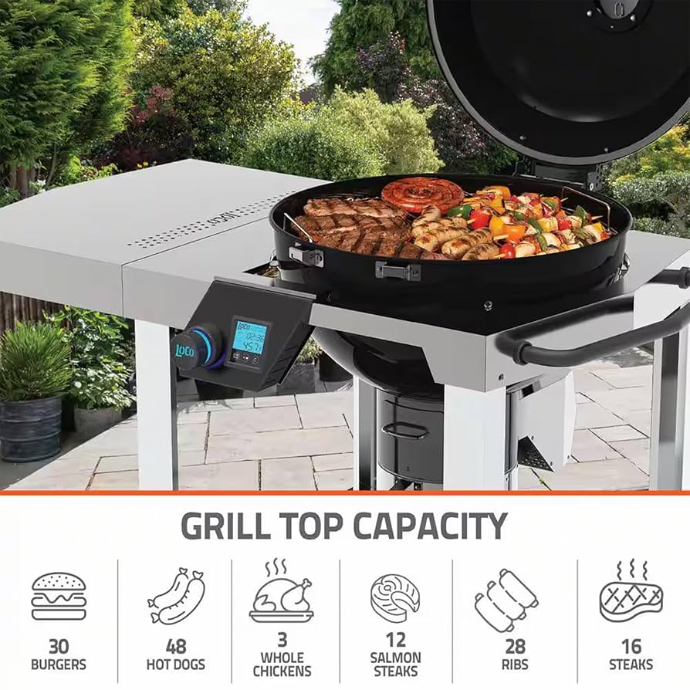 Smoking Aces The Loco smart charcoal kettle grill