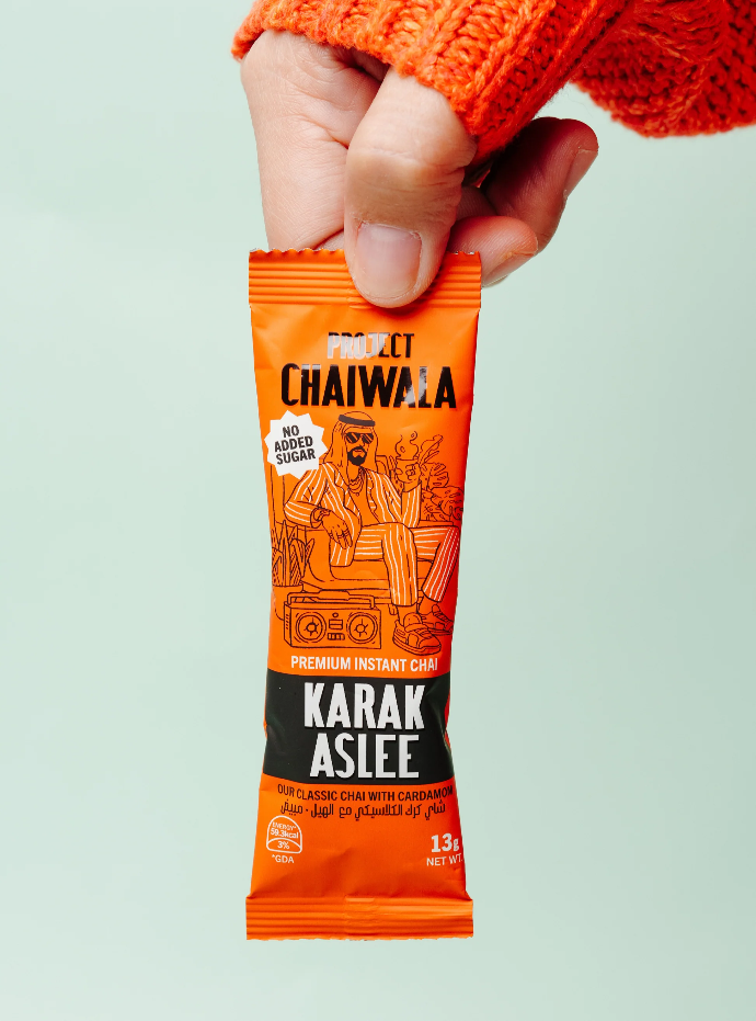Project Chaiwala single-serve chai sachets for hotels and cafés