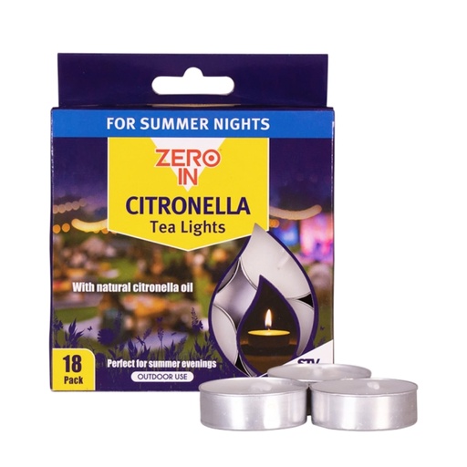 STV Citronella Tealight - 18-Pack