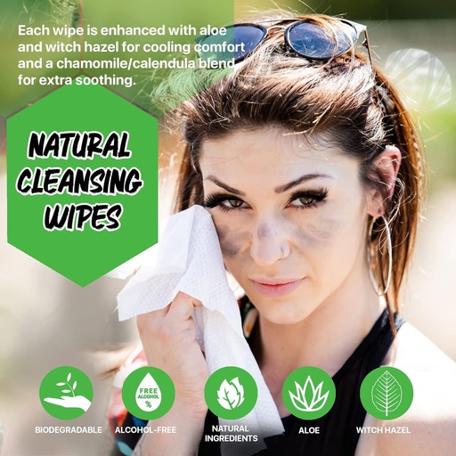 Klean Freak Body Wipes - Mini Master Pack 12 - Tea Tree Body Wipes