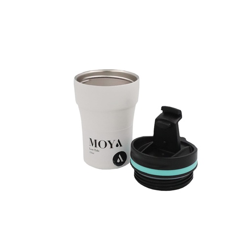 Moya "Low Tide" 250ml Travel Coffee Mug Blue/White
