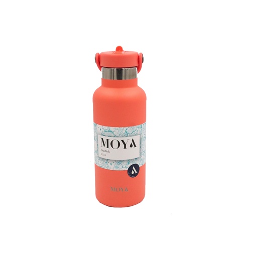 Moya "Starfish" 500ml Insulated Sustainable Water Bottle Coral