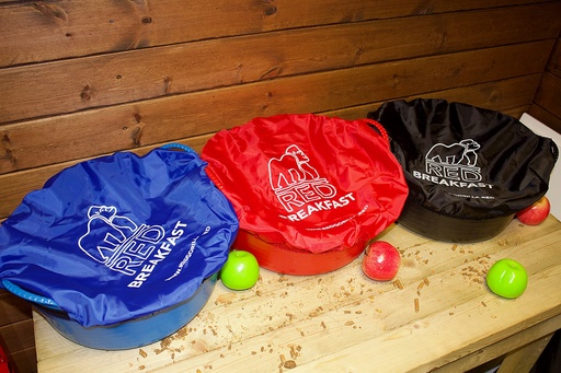 Red  Gorilla - Tubcovers - Medium Red Breakfast/Dinner Covers 