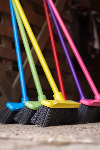 Red Gorilla - 30cm broom head and handle -Yellow
