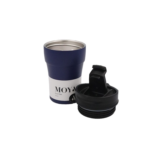Moya "Low Tide" 250ml Travel Coffee Mug Black/Navy