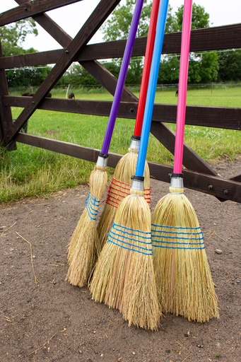 Red  Gorilla - Corn Brooms - Standard (NEW 120CM HANDLE PINK)