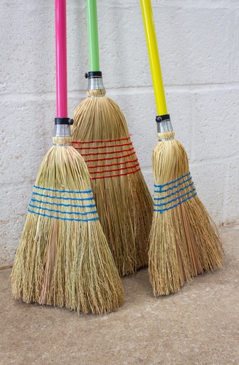 Red  Gorilla - Corn Brooms - Standard (NEW 120CM HANDLE PINK)