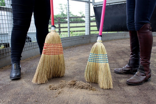 Red  Gorilla - Corn Brooms - Standard (NEW 120CM HANDLE RED)  
