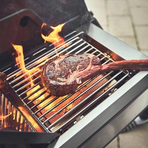Burnhard Big EARL - 4-Burner Premium-Gas Grill 2025 with Stainless Steel with Cast Iron Grill Grate