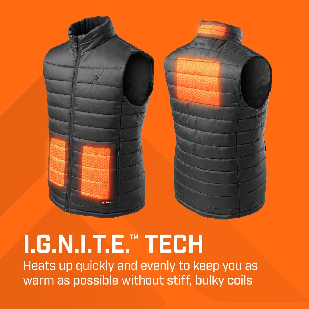 [THA-APR-0002-G] HEATED VEST MEN'S XLARGE Image 