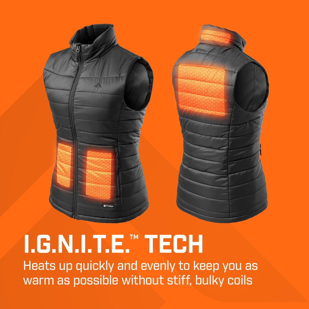 [THA-APR-0006-G] HEATED VEST WOMEN'S SMALL Image 