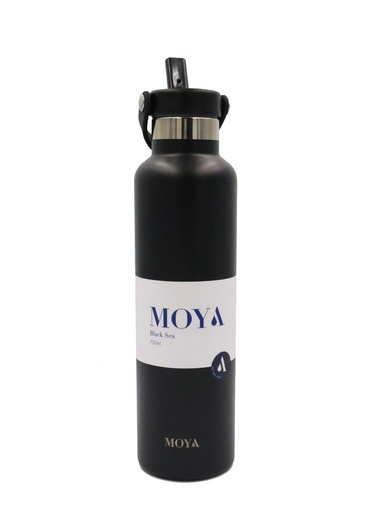 Moya - "Black Sea" 700ml Insulated Sustainable Water Bottle Pastel Lilac