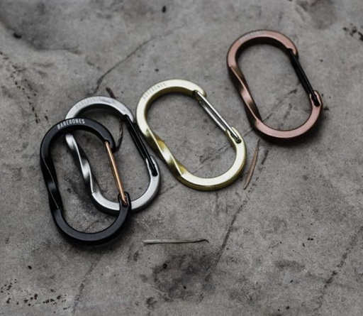 BareBones - Wiregate Carabiner Small 3pc - Copper