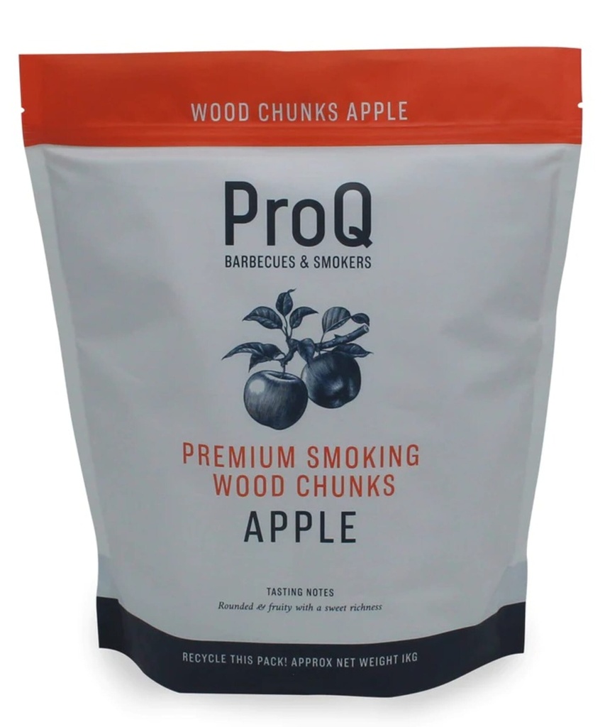 ProQ - Smoking Wood Chunks - Apple - Bag (1kg)