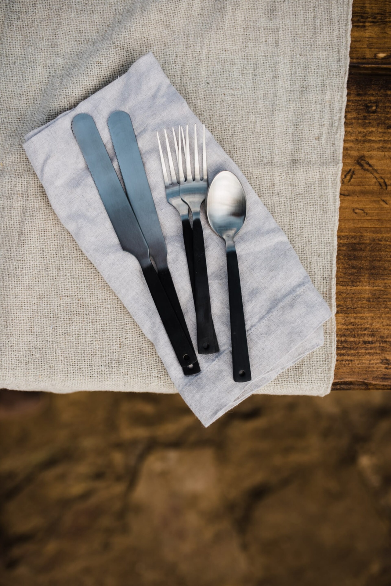 BareBones - Polished Flatware - set of 2