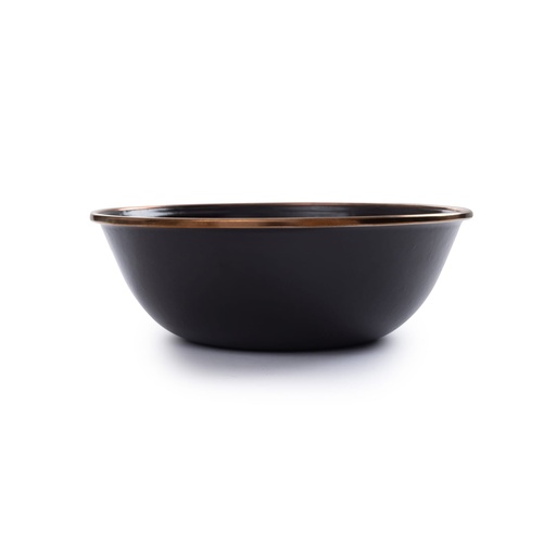 BareBones - Enamel Bowl Charcoal - set of 2 -DISCONTINUED