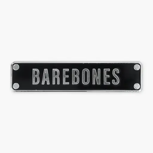 BareBones - Enamel Pin - Badge - Small -DISCONTINUED