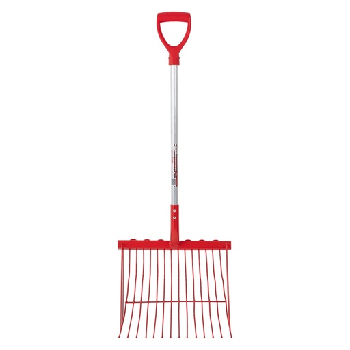 Red Gorilla - Riddler Short D-Handle - Riddler Shaving Fork Short D-Handle RED