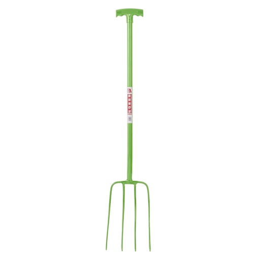 Red  Gorilla - 4 Prong Manure Fork T-Handle - Pistachio (T-Handle)