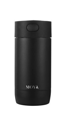Moya "Surf" 350ml Travel Coffee Mug Black