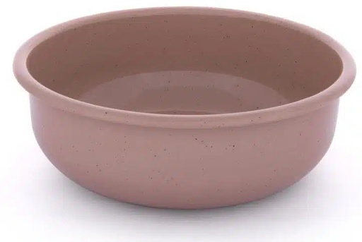BareBones - Rolled Enamelware Bowl - Dusty Rose
