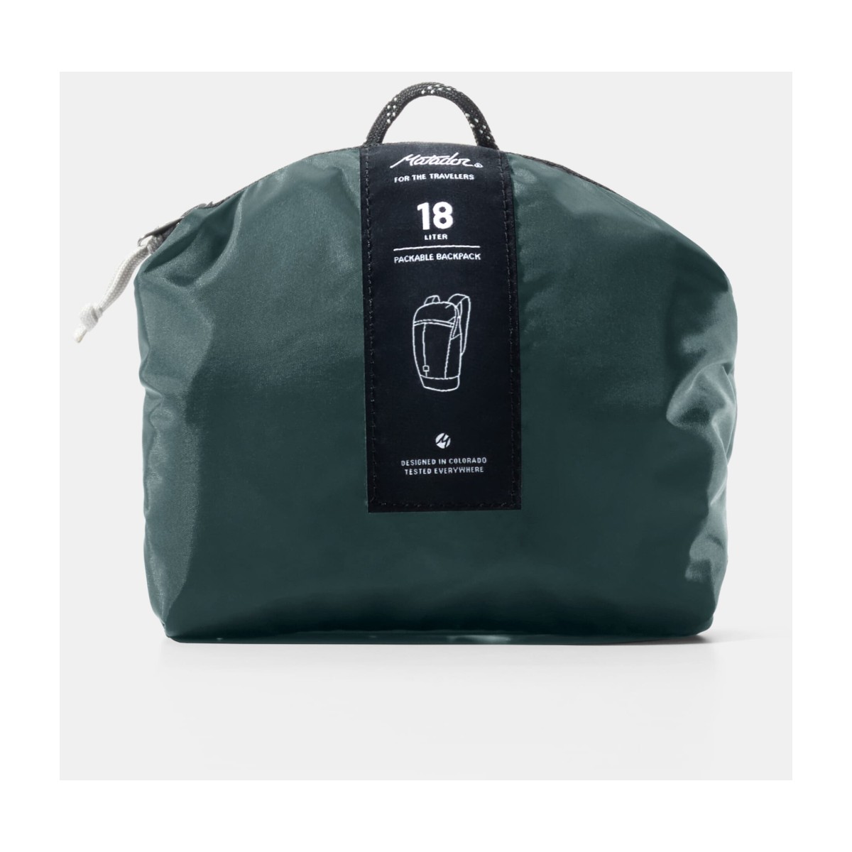 Matador - 18L Zipper Packable Backpack (Packed) - Juniper