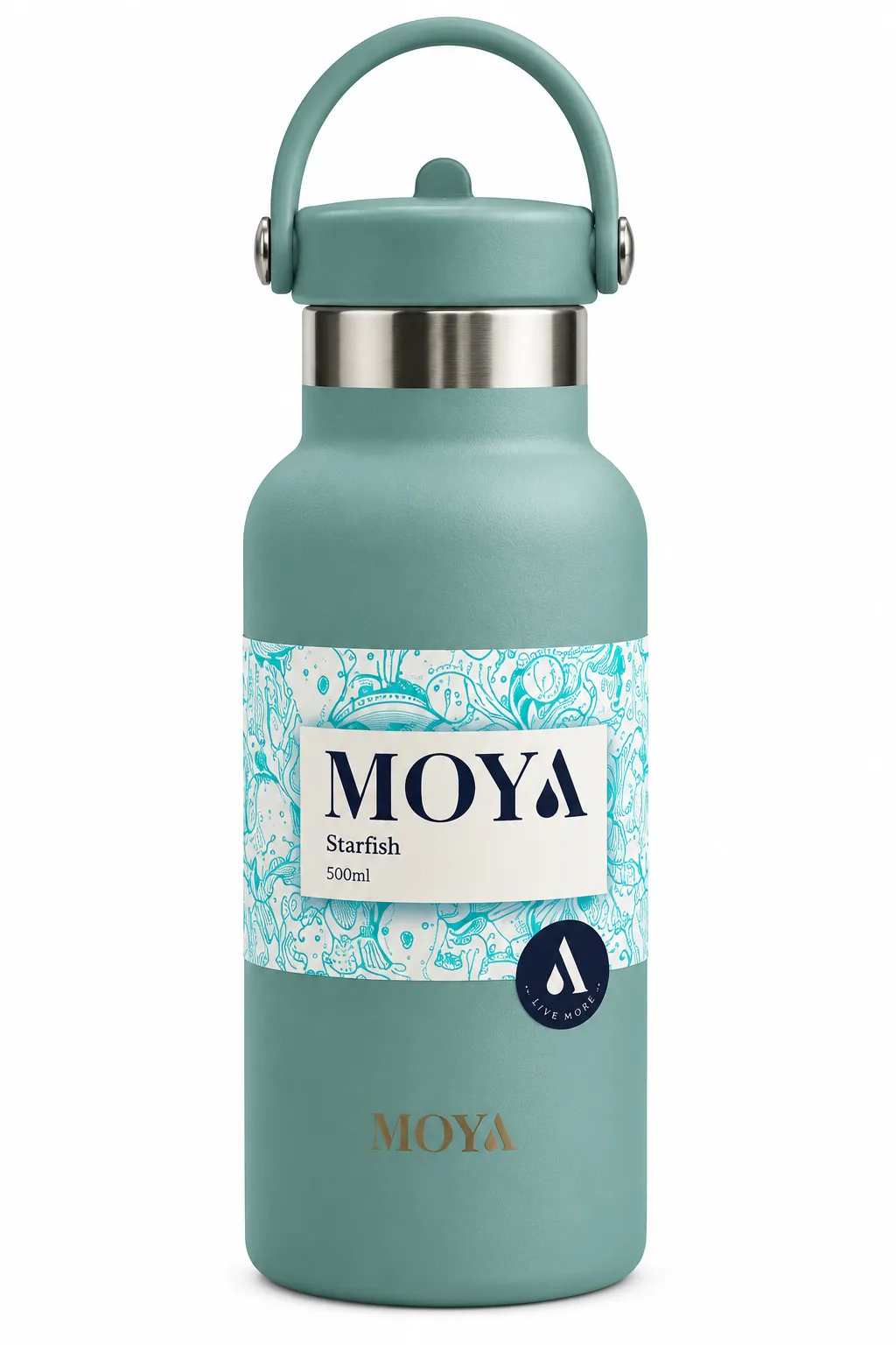Moya - "Starfish" 500ml Insulated Sustainable Water Bottle Montezuma Hills