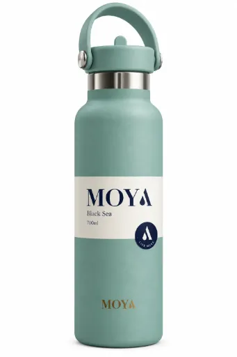 Moya - "Black Sea" 700ml Insulated Sustainable Water Bottle Montezuma Hills